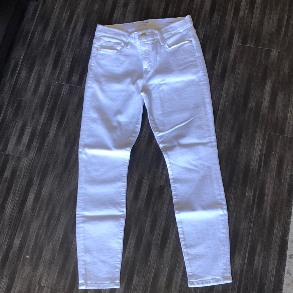 Frame Le Skinny de Jeanne Crop, size 28